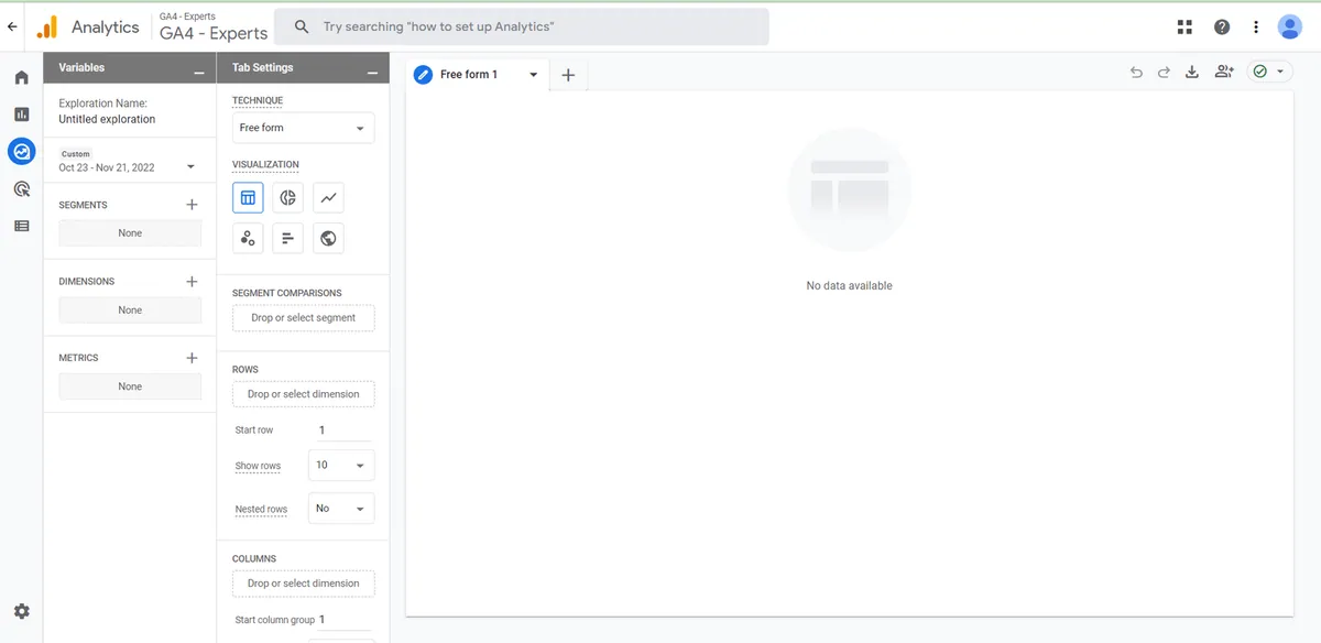 free form report