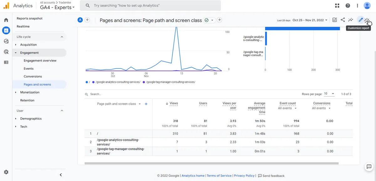 customize reports