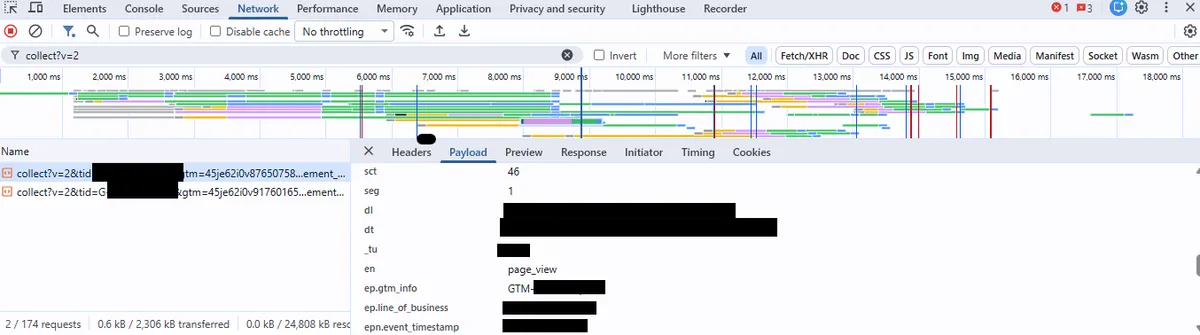 Chrome DevTools Network Tab