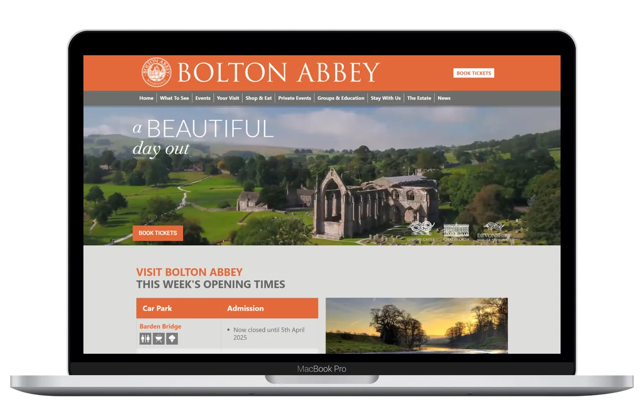 Bolton Abbey website