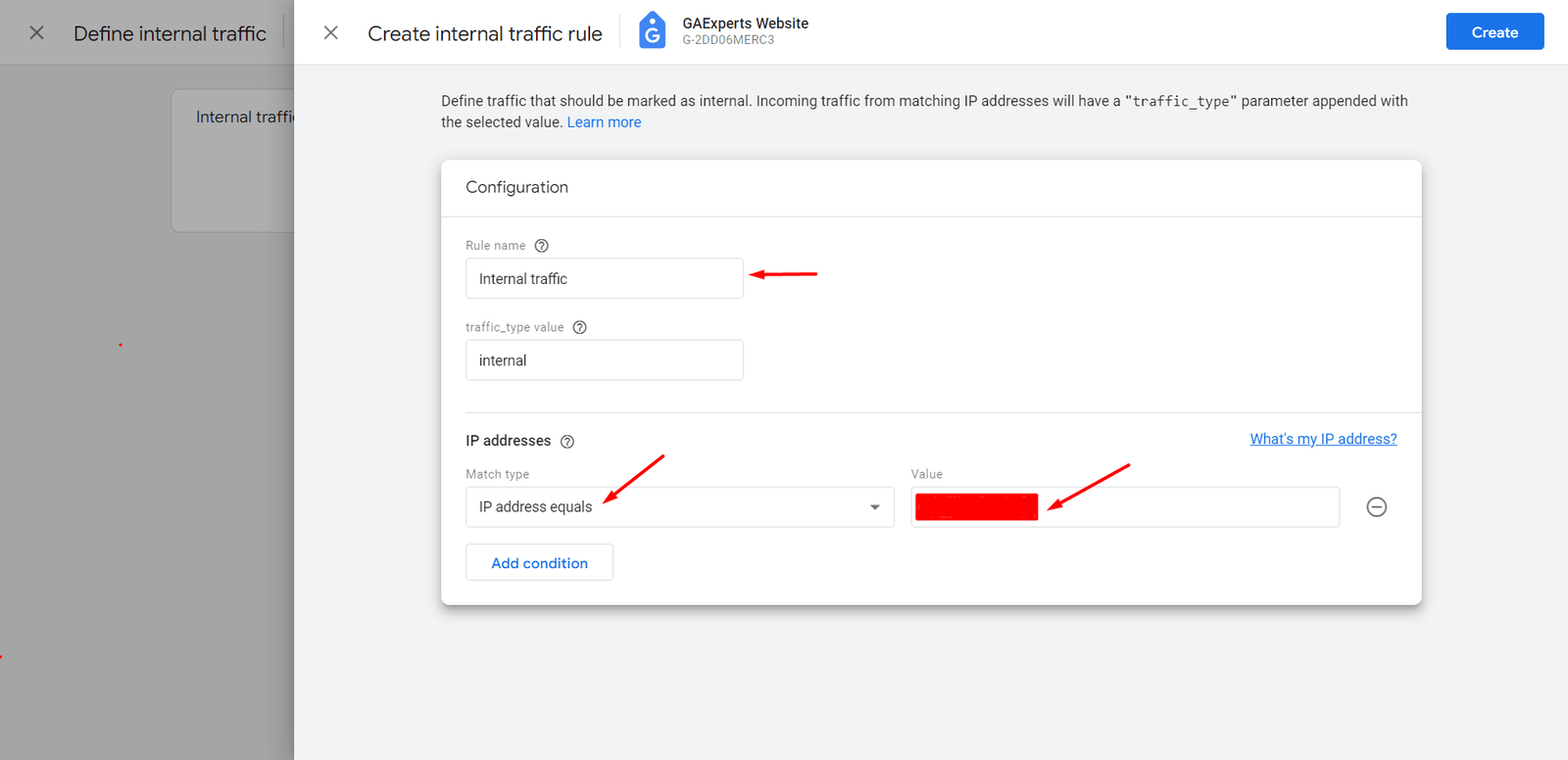 enter ip addresses to exclude