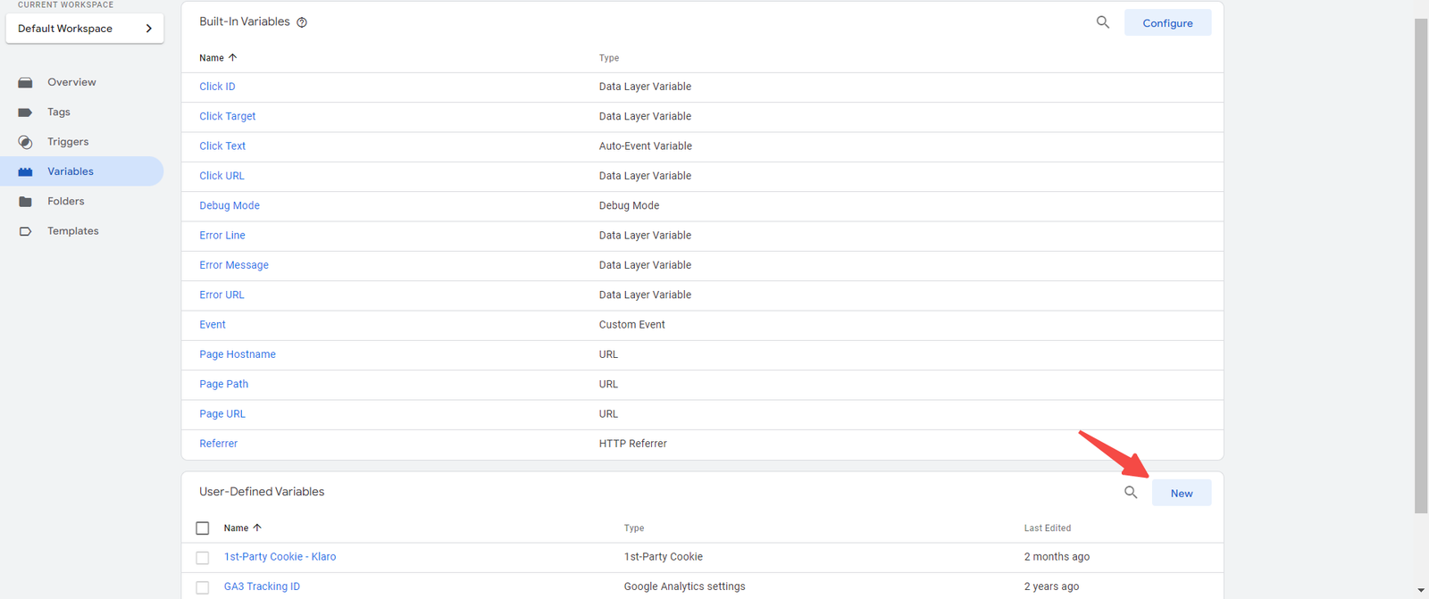 Create a new variable